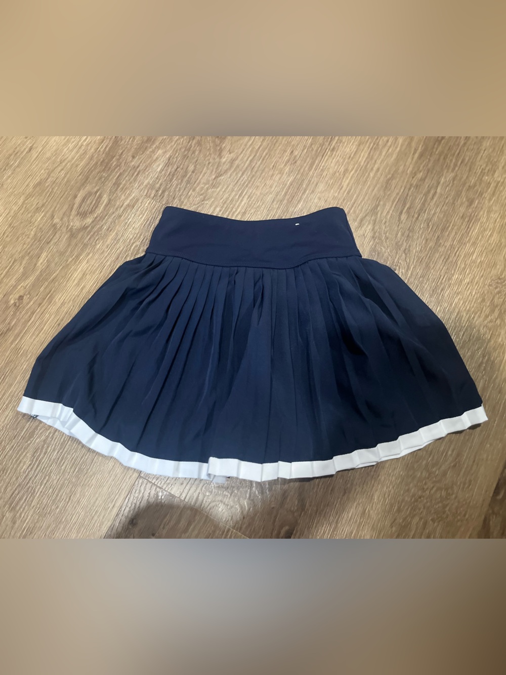 Cotton On Navy Blue Pleated Skort with White Trim